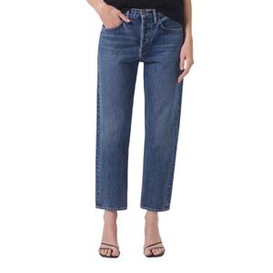 NEW AGOLDE PARKER LONG low slung vintage short ORGANIC DENIM JEANS SIZE 28 NWT!